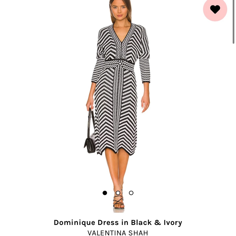 Beautiful black and white dress Valentina shah